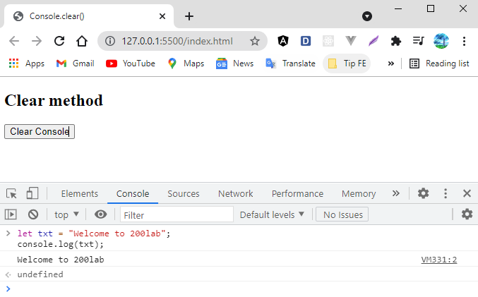 JavaScript: Giới thiệu một số câu lệnh console hữu ích | 200Lab Blog