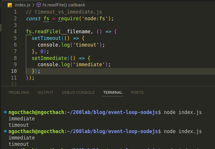 Hiểu sâu về Event Loop trong Nodejs Runtime | 200Lab Blog